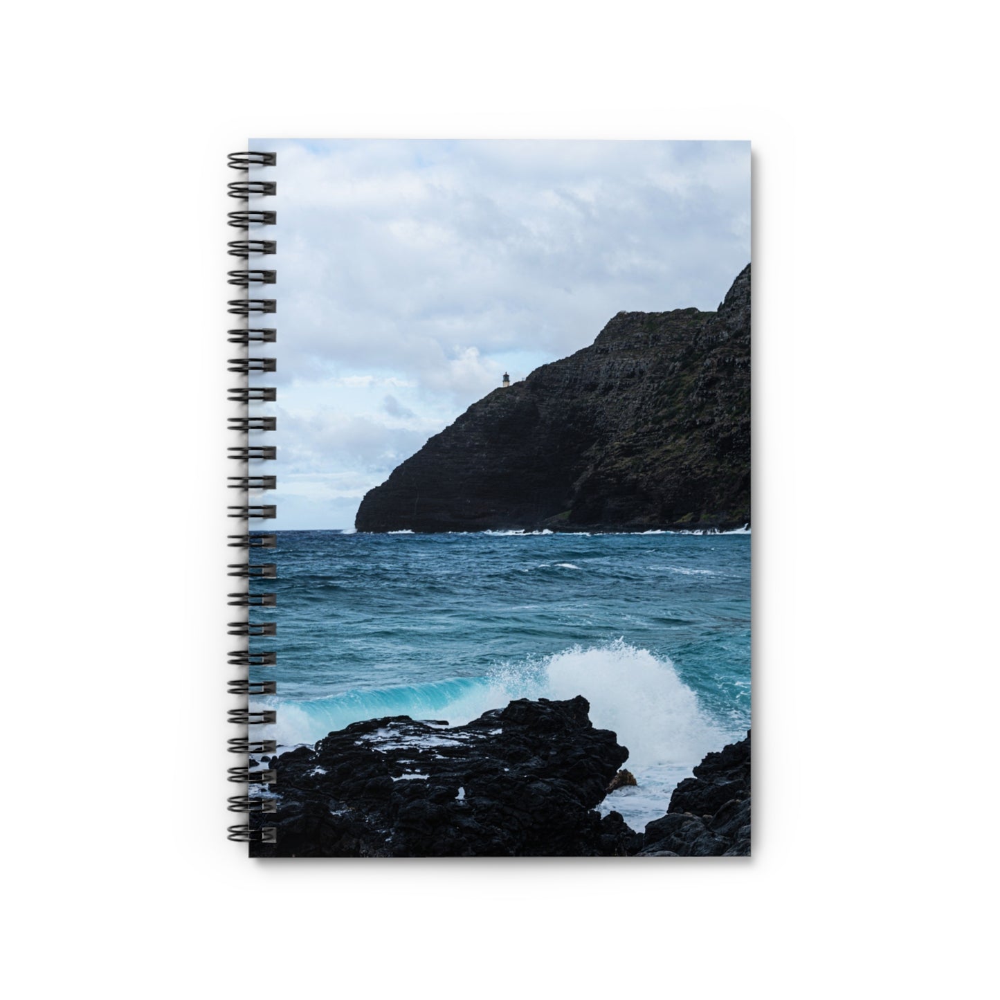 Hawaii lighthouse - Spiral Notebook