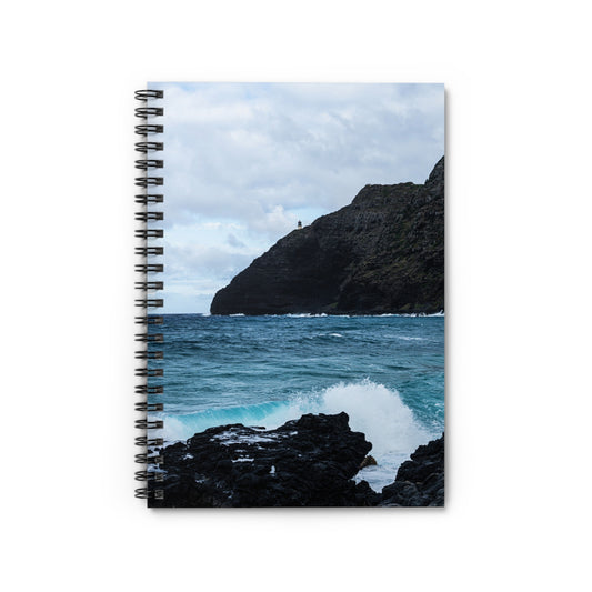 Hawaii lighthouse - Spiral Notebook