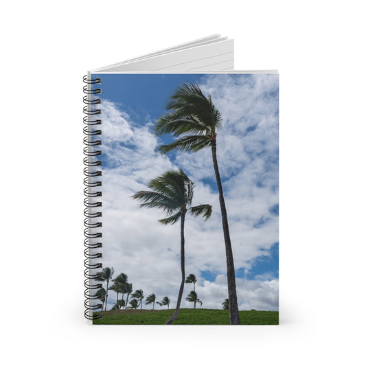 On a Beach in Hawaii - Spiral Notebook