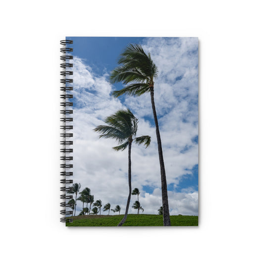 On a Beach in Hawaii - Spiral Notebook